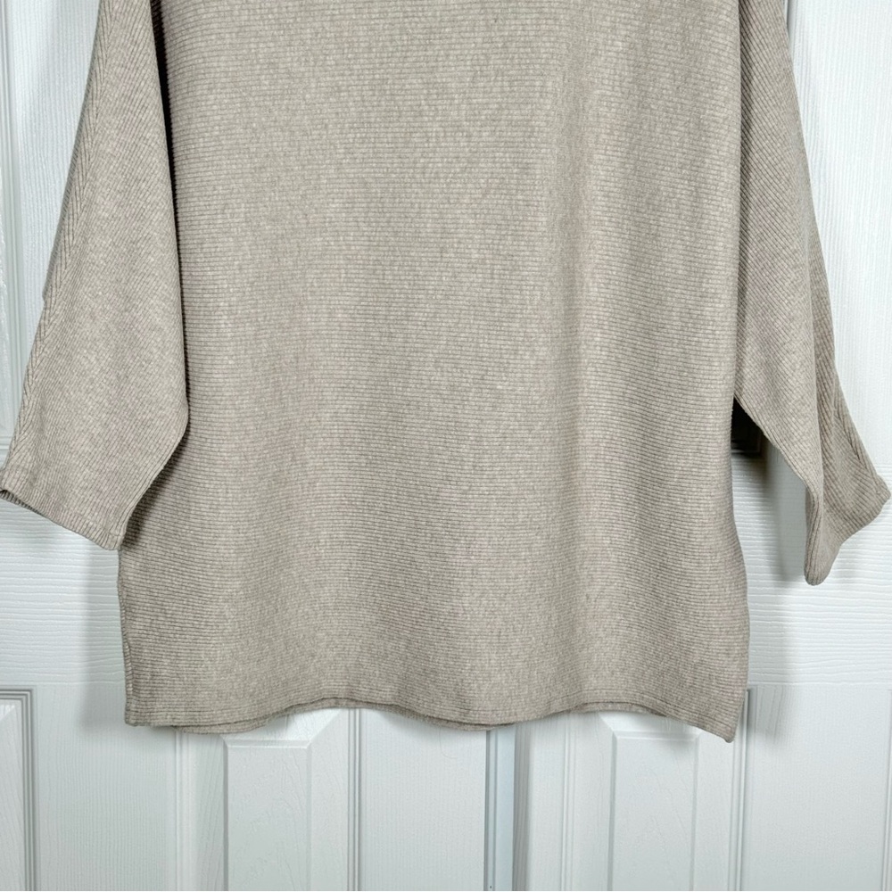 The Reset R Label Ribbed Pullover Linen Blend Top Sweater Size XL - Picture 6 of 13